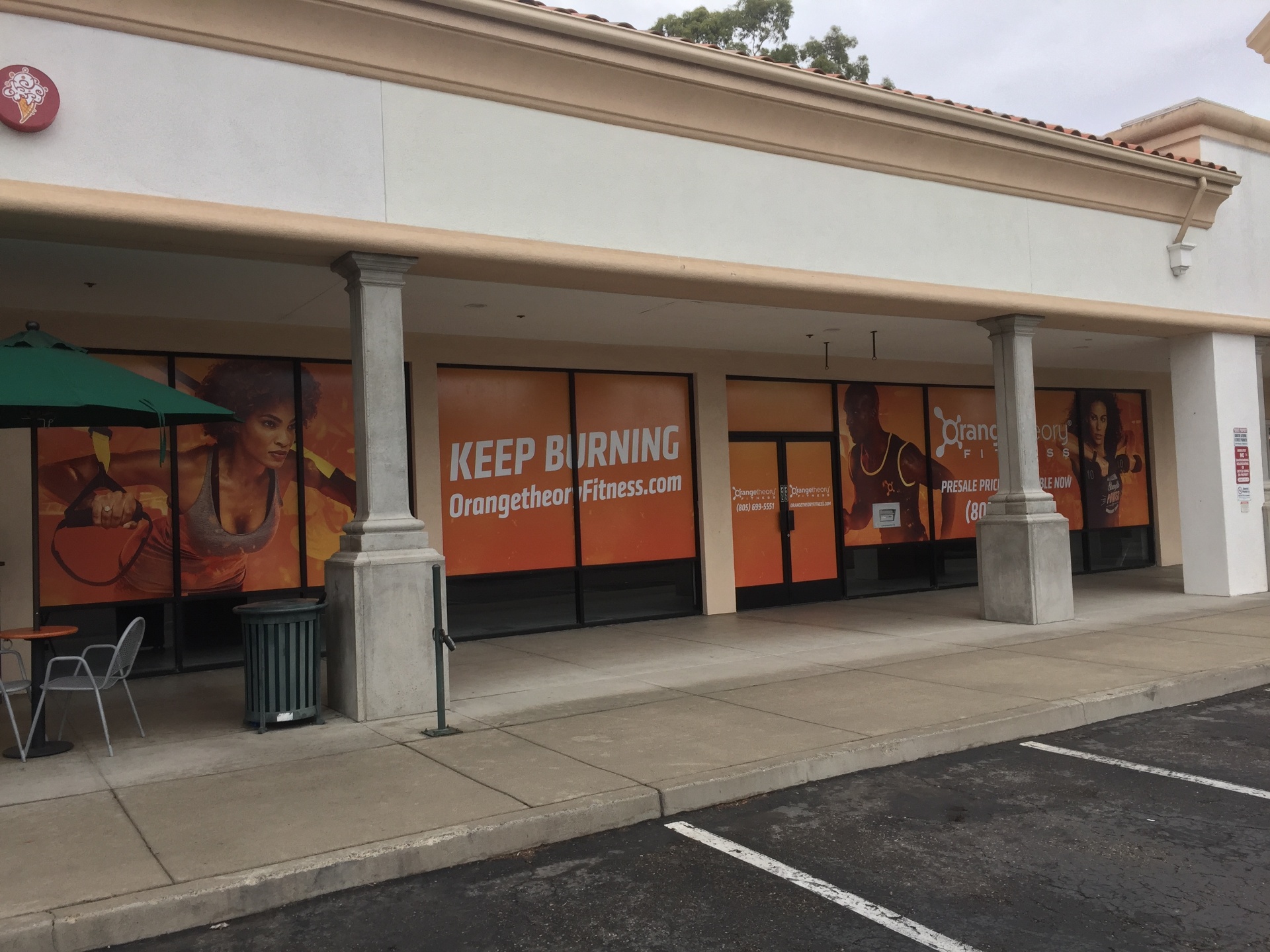 Orange Theory Fitness Full Facade Window Wraps